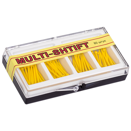 Multi-Shtift - беззольные штифты, диаметр 1,2 мм. (80шт.), РуДент