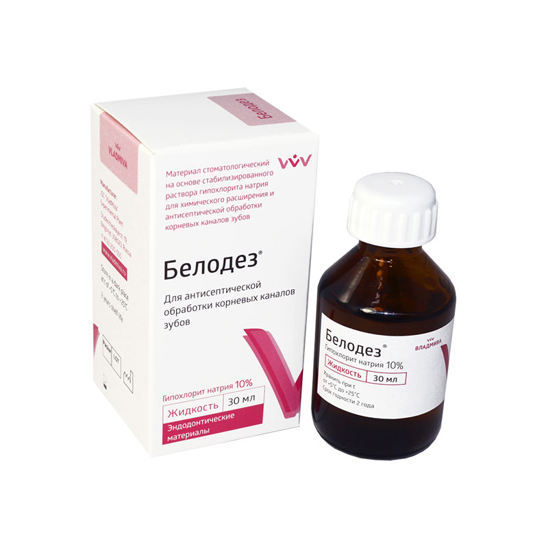 Белодез - 10% гипохлорида натрия (30мл.), Владмива — фото товара