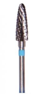 Фреза ТВС F050DS, конус закругленный, 5мм, двойная насечка, средняя абразивность — фото товара