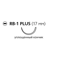 Vicryl W9105 5/0 колющая игла (17мм.), 1/2 окружности, длина нити 75см. (12шт.), Ethicon — фото товара