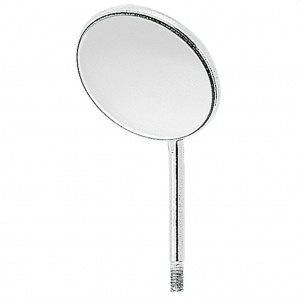 Зеркало без ручки, не увеличивающее, с родиевым покрытием, диаметр 22 мм (1шт.), Asa Dental