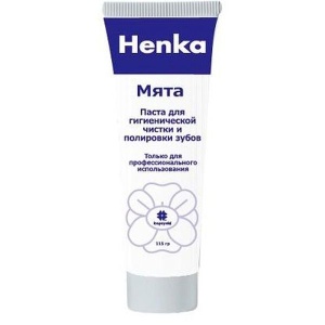Henka - универсальная паста без фтора, мята (115гр.), Kagayaki 