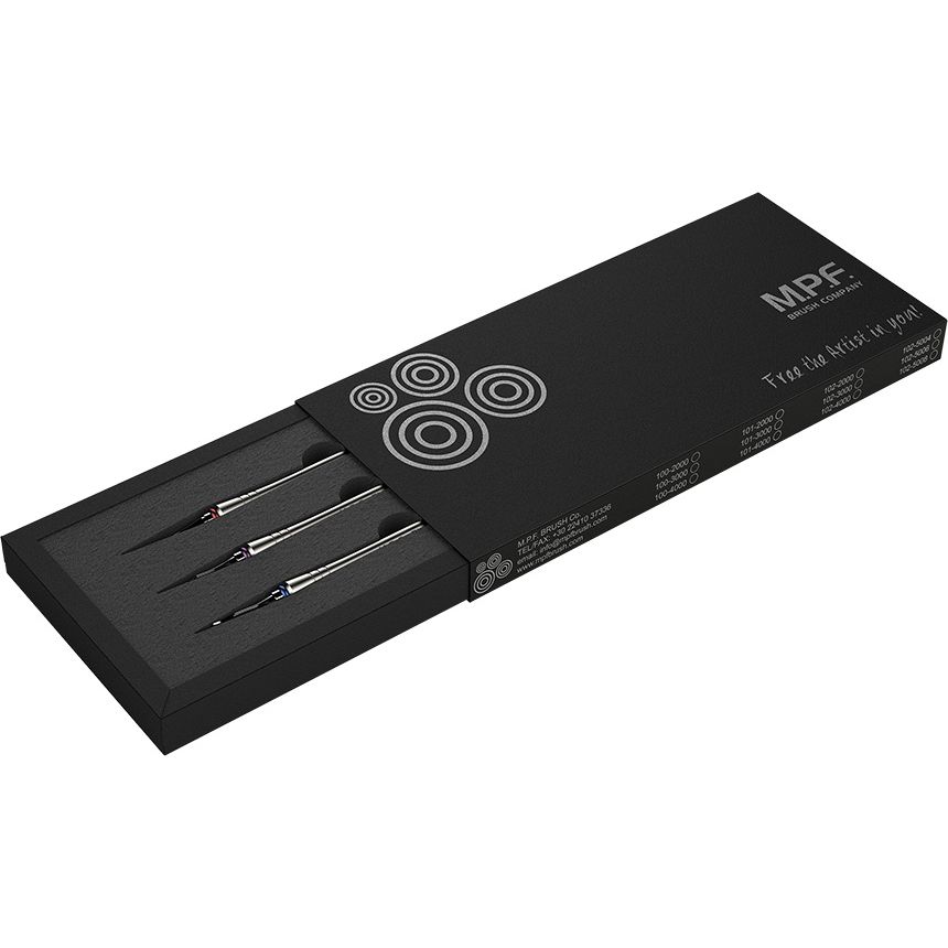 Титановые шпатели для воска - набор (3шт.), MPF