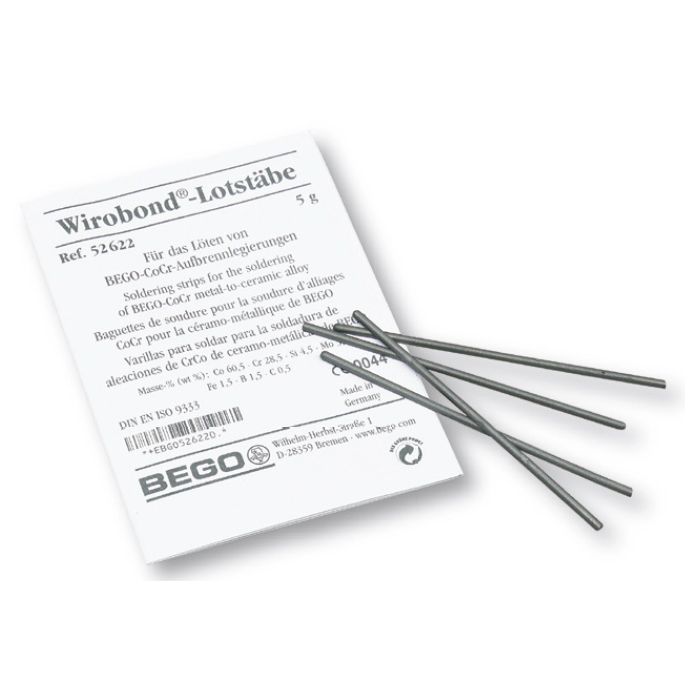 Припой Wirobond для CoCr сплавов, треугольные (8шт.), Bego