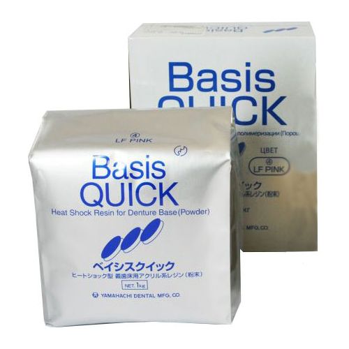 Basis Quick - базисная пластмасса  быстрой полимеризации LF Pink (1кг), Yamahachi