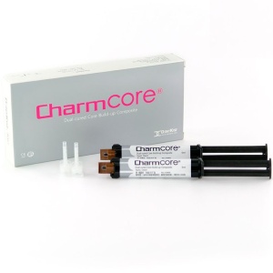 CharmCore цвет Белый - цемент двойного отверждения (2*5мл.), DentKist