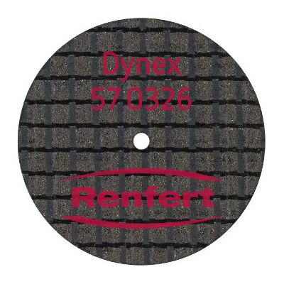Диски отрезные армированные Dynex 26х0,3мм (20шт.), Renfert