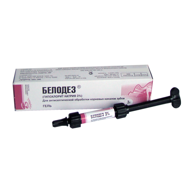 Белодез гель - 3% гипохлорида натрия (3rp.), Владмива — фото товара