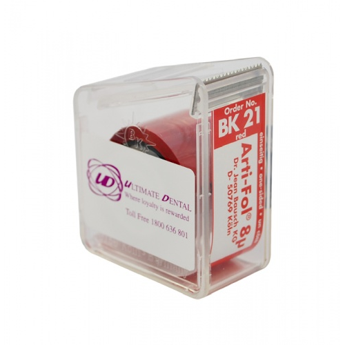 BK 21 - Копирка фольга Arti-Fol красная 8мкм., 22мм. ширина (20м.), Bausch