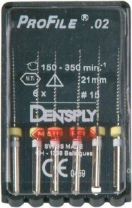 Profile - конус 02, длина 21мм. №15 (6шт.), Maillefer — фото товара