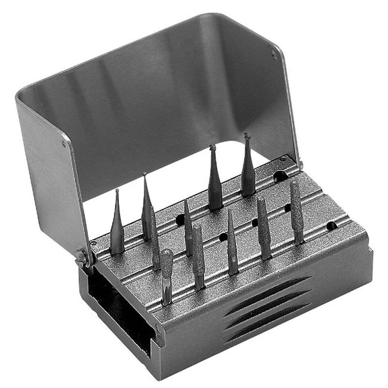 Подставка металлическая с крышкой для турбинных/угловых наконечников),тип FG и CA, YDM — фото товара