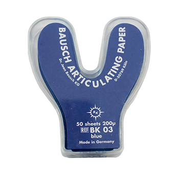 BK 03 - Копирка подкова синяя 200мкм. (50л.), Bausch