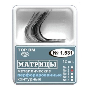 ТОР-1.531 (2) Матрицы контурные металлические перфорированные малые (12шт.), ТОР ВМ — фото товара