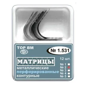 ТОР-1.531 (2) Матрицы контурные металлические перфорированные малые (12шт.), ТОР ВМ — , фото