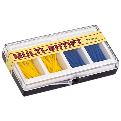 Multi-Shtift - беззольные штифты, диаметр 1,2 мм. и 1,6 мм. (80шт.), РуДент