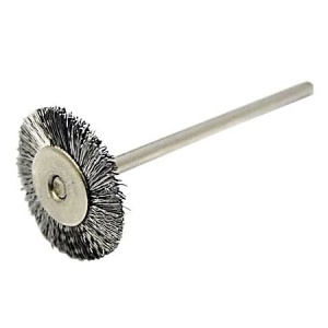 Щёточка металлическая, серебристая, диаметр 25мм (1шт.), Songjiang sheshan