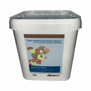 Денест Рок - супергипс IV класса бежевый (5кг.), Eurmed