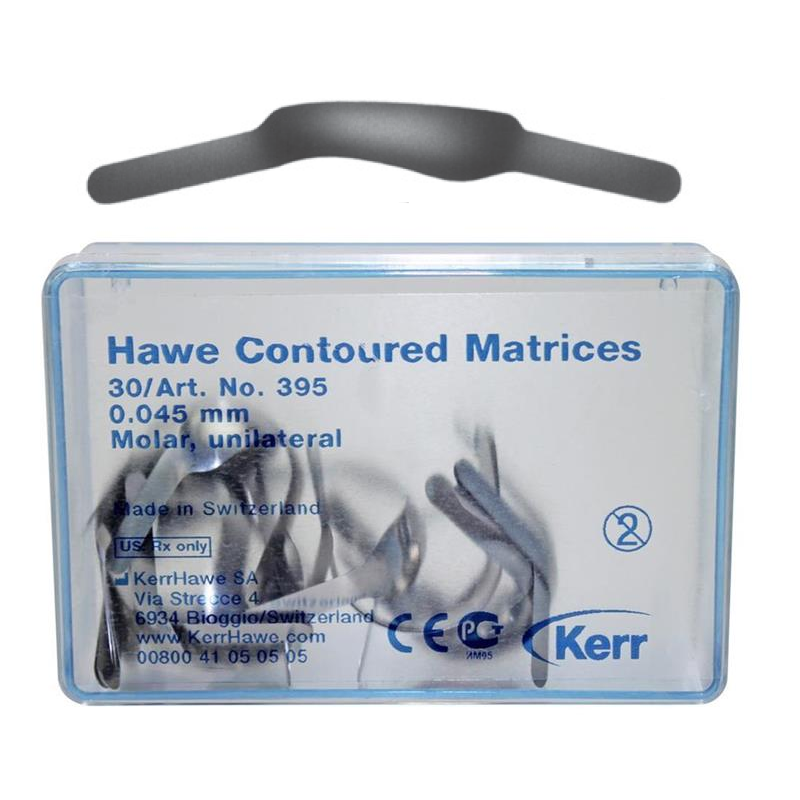 Матрицы металлические контурированные - моляры двухсторонние (30шт.), Kerr Нawe