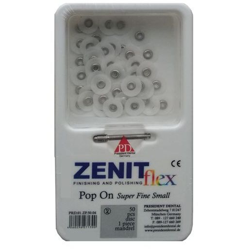 Диски Zenit flex Pop On - супермягкие, диаметр 10мм.(50шт.), President Dental