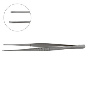 Пинцет ND с крючком прямой, YDM — фото товара