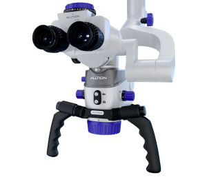 ALLTION AM-5000VFR стоматологический микроскоп с вариоскопом и флуоресцентным режимом (белый) — фото товара