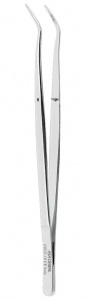 Пинцет анатомический изогнутый, 19 см (1шт.), Asa Dental