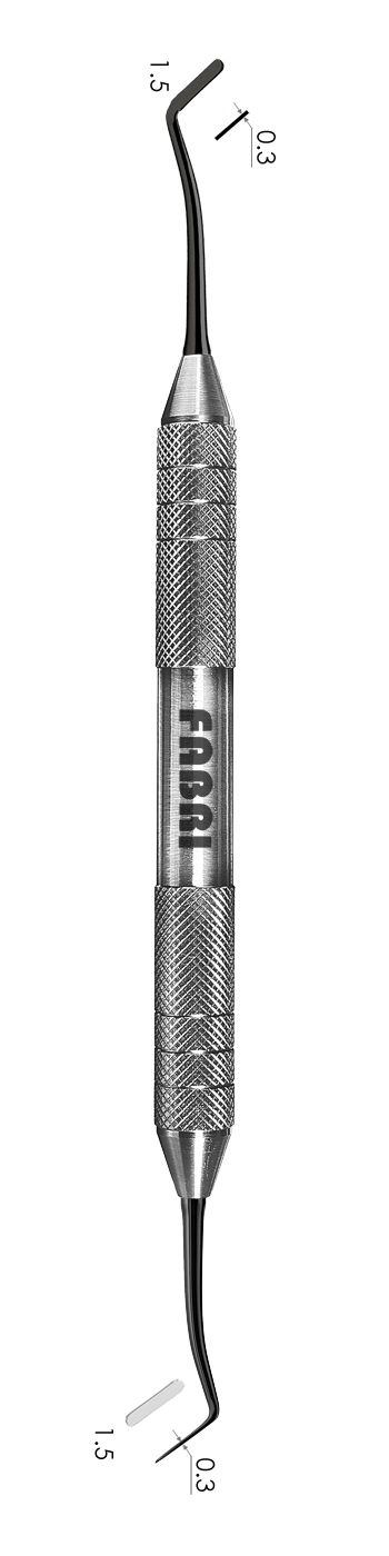 Гладилка тонкая 1352F Black, Fabri