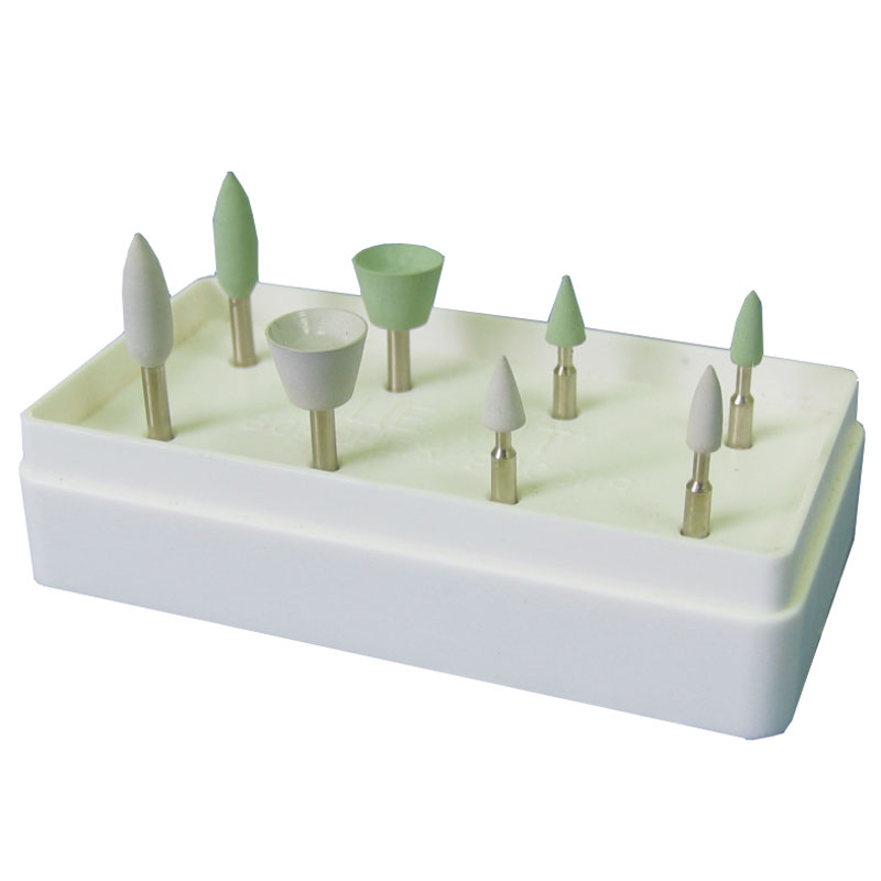 Poliflex, набор №2 - головки для композитов (8шт.), Целит — фото товара