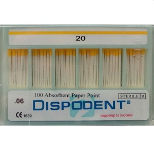 Абсорберы конус 06 №20 (100шт), Dispodent