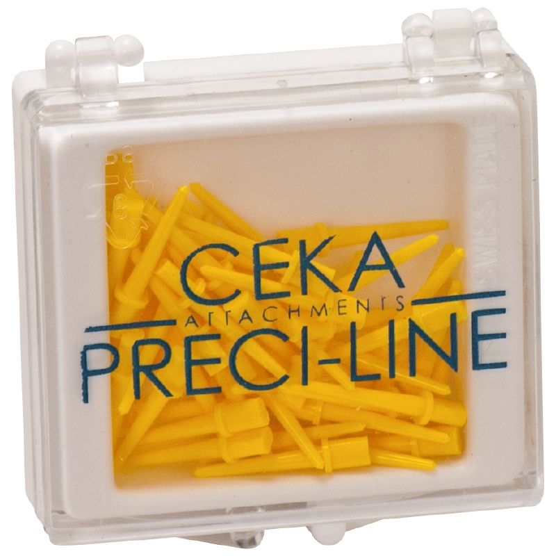 Preci-Post - оттискные штифты, жёлтые (50шт.), Ceka