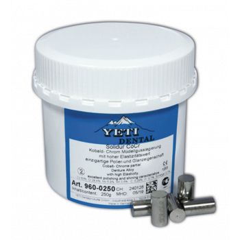 Сплав Solidur (CoCr) - для бюгелей (1кг.), Yeti