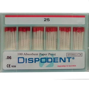 Абсорберы конус 06 №25 (100шт), Dispodent