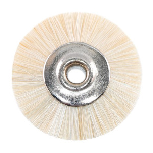 Щётка натуральная щетина, белая, диаметр 18мм (1шт.), Songjiang sheshan — фото товара