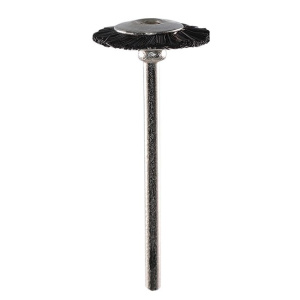 Щётка натуральная, чёрная, диаметр 15мм (1шт.), Songjiang sheshan — фото товара