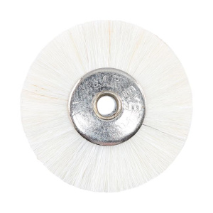 Щётка натуральная щетина, белая, диаметр 22мм (1шт.), Songjiang sheshan — фото товара