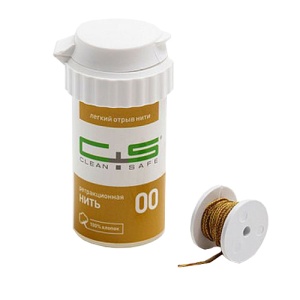 Нить ретракционная вязаная (хлопок) №00, Clean+Safe — фото товара