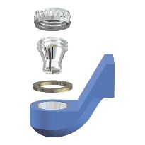 Внекоронковый аттачмен синий REVAX M3, Ceka — фото товара