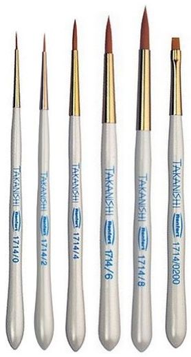 Кисти Takanishi - набор (6шт.), Renfert — фото товара