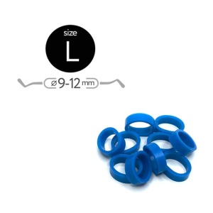 Маркировочные кольца для инструментов L (d9-12мм), синие (50шт.), Fabri