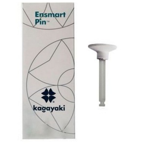 Полир Ensmart Pin пласт. ножка - диск белый грубый силиконовый (10шт.), Kagayaki