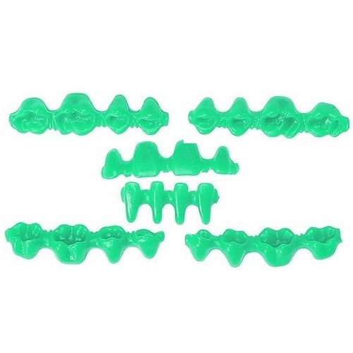 Воск GEO Pontics - набор звеньев 6 размеров (60шт.), Renfert