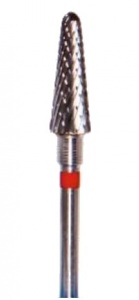 Фреза ТВС L050DM, конус закругленный, 5мм, двойная насечка, мелкая абразивность — фото товара