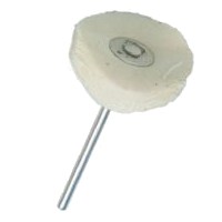 Круг бязевый, белый, диаметр 22мм (1шт.), Songjiang sheshan