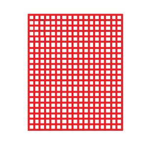 Восковые ретенционные решетки 7,5x6,5см. (20шт.), Yeti