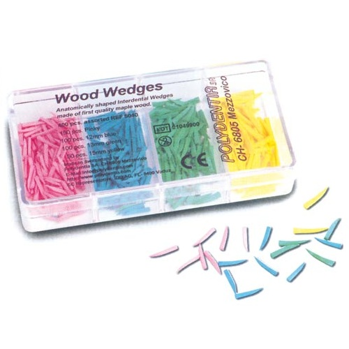 Клинья деревянные - ассорти (400шт.), Polydentia