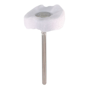 Круг махровый, белый, диаметр 22мм (1шт.), Songjiang sheshan — фото товара