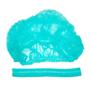 Шапочки Шарлотта на резинке, бирюзовая (125шт.), Гекса — фото товара