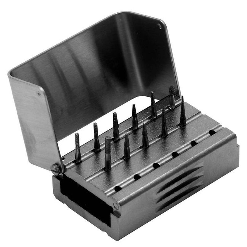 Подставка металлическая с крышкой для турбинных наконечников),тип FG Short, YDM — фото товара