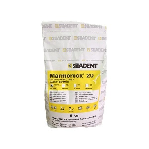 Marmorock 20 белый - гипс 4 класса (5кг.), Siladent