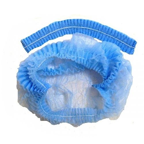 Шапочки Шарлотта на резинке, голубая (125шт.), Гекса — фото товара